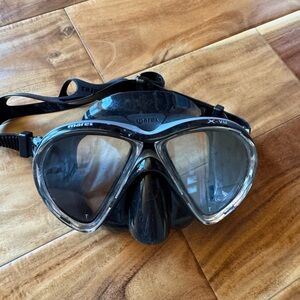 Mares X-VU Free Dive Mask in Black